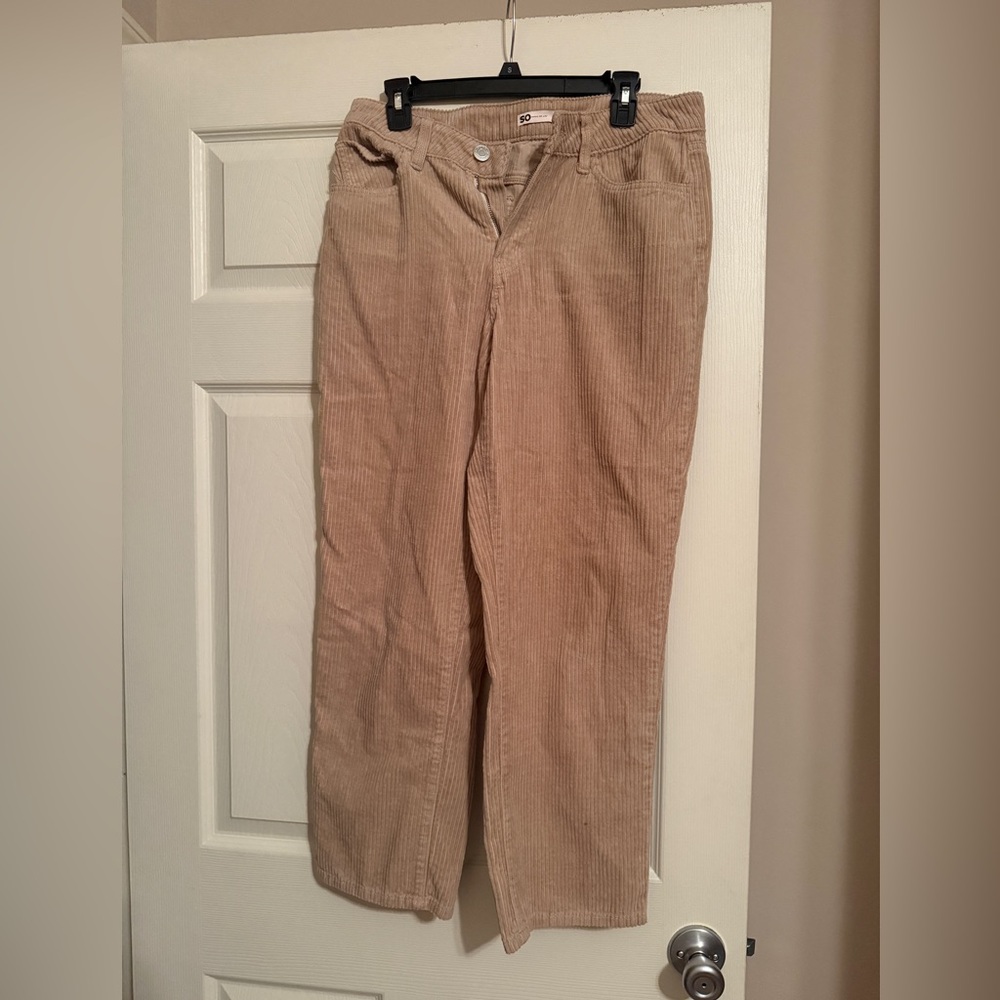 SO Tan Corduroy Trousers